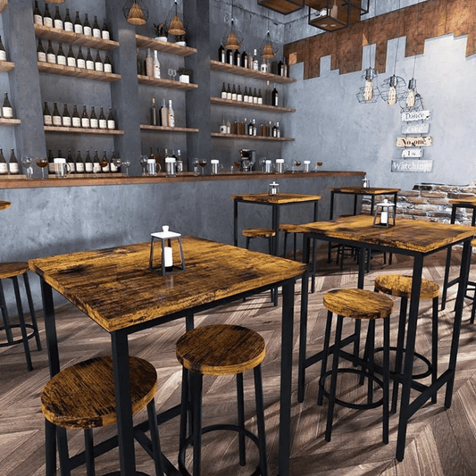 Rustic Bar Dining Set