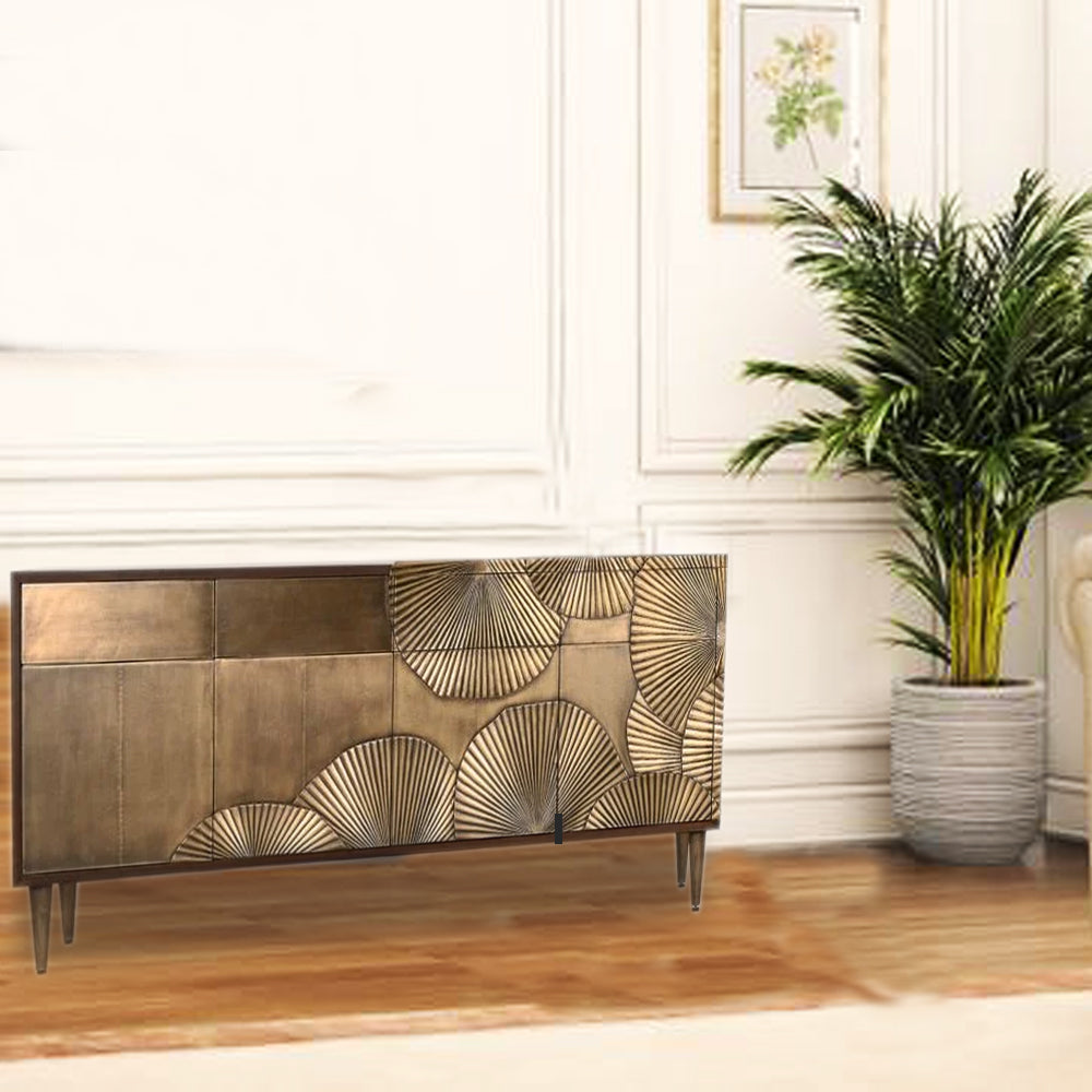 Luxe Brass Console