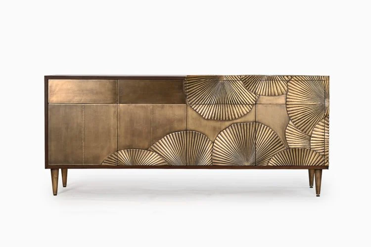 Luxe Brass Console