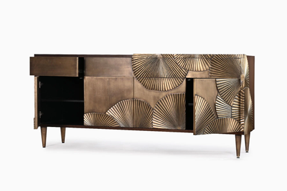 Luxe Brass Console